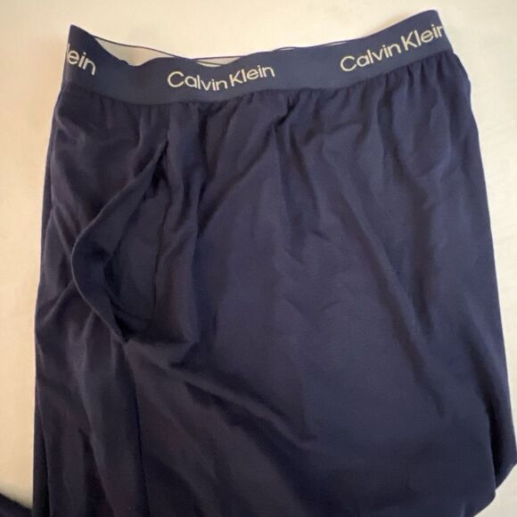 Calvin Klein NM2235410 Men Sz XL Navy Blue Modal Elastane Lounge Joggers Pants - Picture 8 of 10